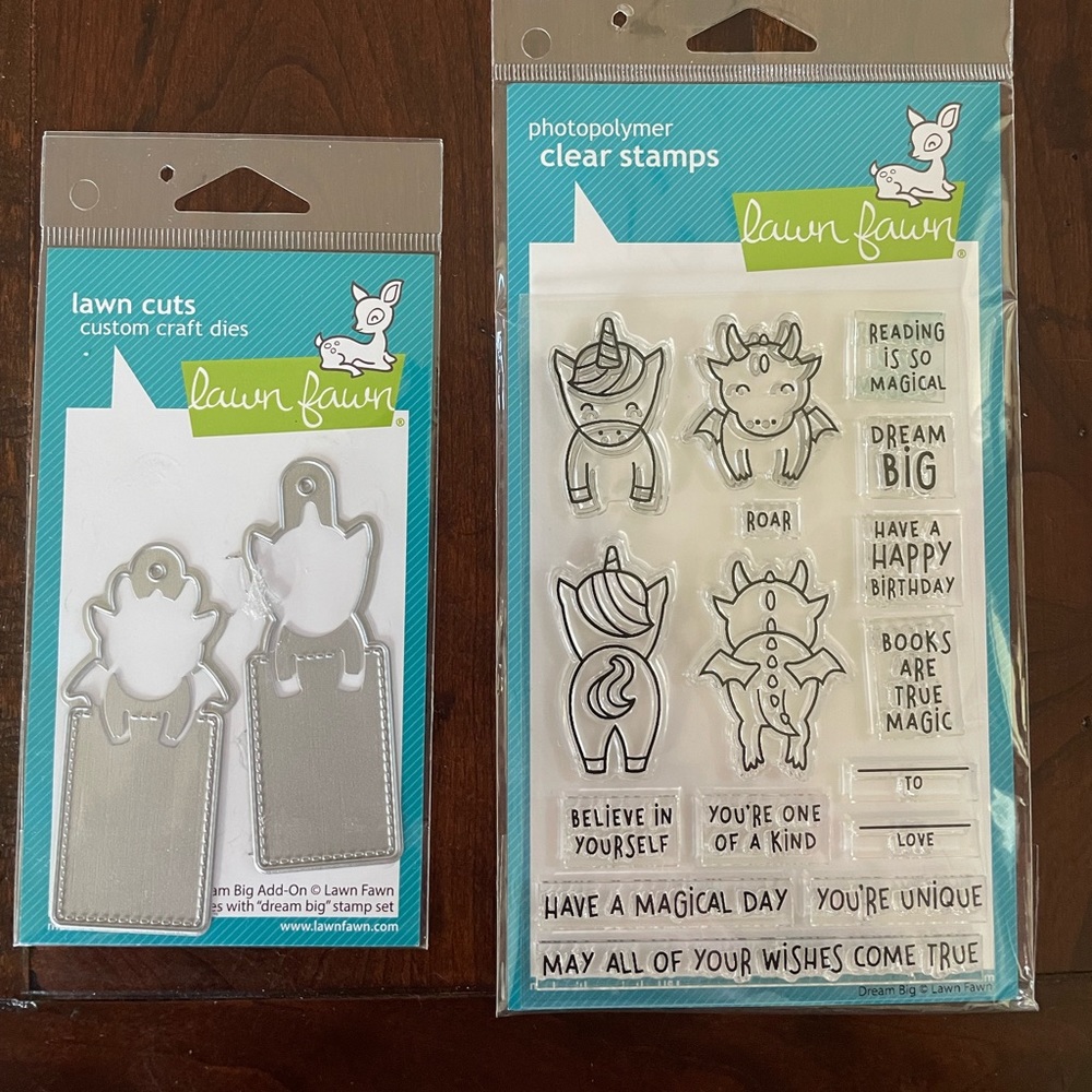 Lawn Fawn stamp and die set